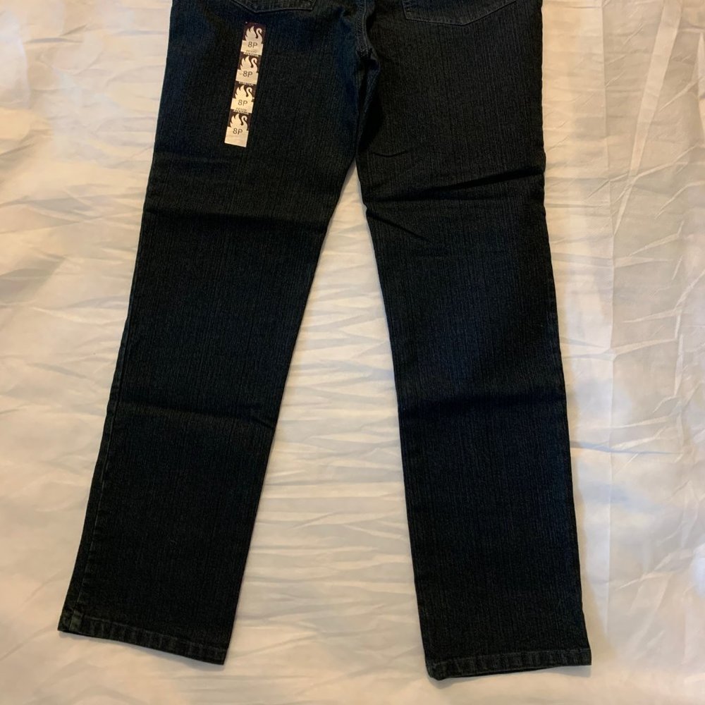 Gloria Vanderbilt Amanda Stretch Classic Fit Denim Jeans 8P Petite Average New - Picture 7 of 7